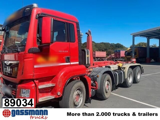 MAN TGS 35.500 8x4 BB, Pritarder, Meiller RK 30.65 - Camión multibasculante: foto 1 MAN TGS 35.500 8x4 BB, Pritarder, Meiller RK 30.65 - Camión multibasculante: foto 1