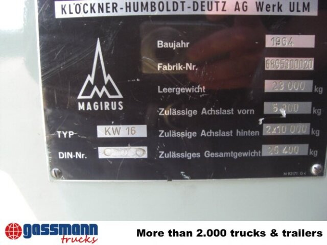 Magirus Deutz MAGIRUS URANUS 250D22 KW 16 Feuerwehr Kranwagen - Camión de bomberos, Camión grúa: foto 4 Magirus Deutz MAGIRUS URANUS 250D22 KW 16 Feuerwehr Kranwagen - Camión de bomberos, Camión grúa: foto 4