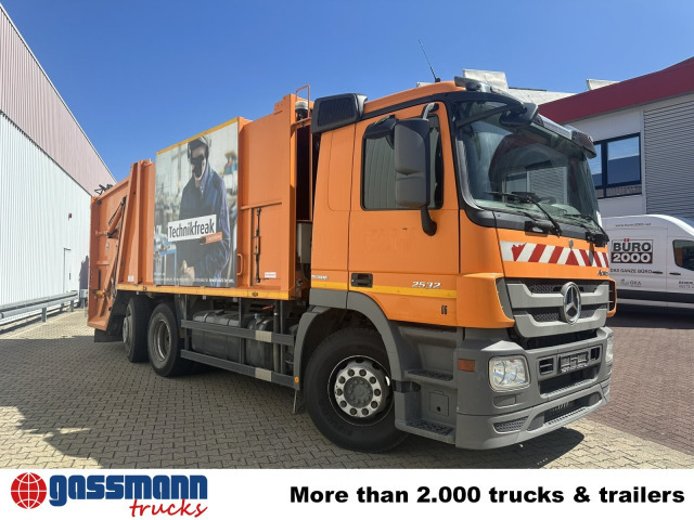 Camión de basura para transporte de basura Mercedes-Benz Actros 2532/41 L 6x2, EEV, Lenkachse, Haller X2C: foto 8