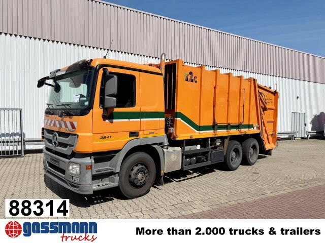 Mercedes-Benz Actros 2641/48 L 6x4, Haller M21X2C, Zöller - Camión de basura: foto 1 Mercedes-Benz Actros 2641/48 L 6x4, Haller M21X2C, Zöller - Camión de basura: foto 1