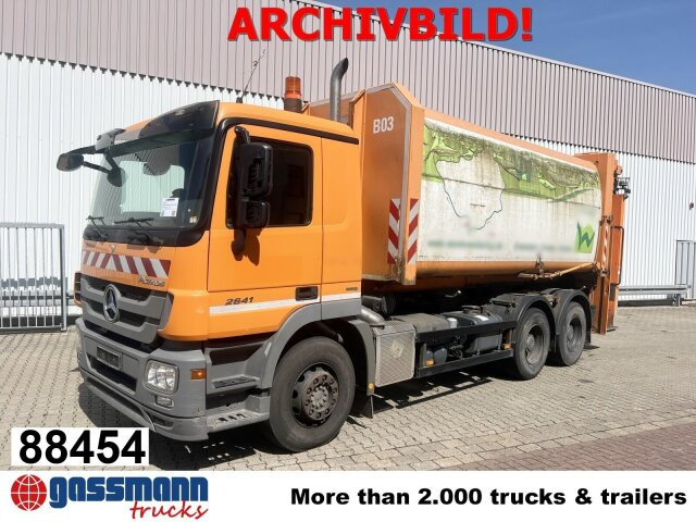 Mercedes-Benz Actros 2641/48 L 6x4, Seilabroller, Haller - Camión de basura: foto 1 Mercedes-Benz Actros 2641/48 L 6x4, Seilabroller, Haller - Camión de basura: foto 1