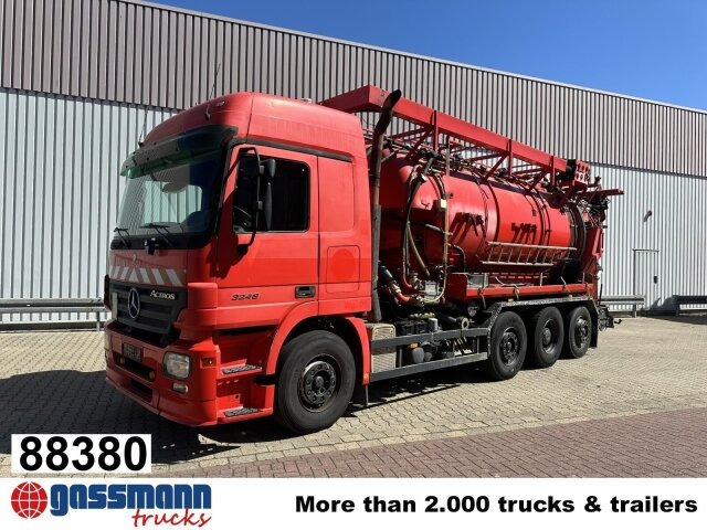 Mercedes-Benz Actros 3246 L 8x2, Hellmers Saug- und Spülwagen - Barredora vial: foto 1 Mercedes-Benz Actros 3246 L 8x2, Hellmers Saug- und Spülwagen - Barredora vial: foto 1