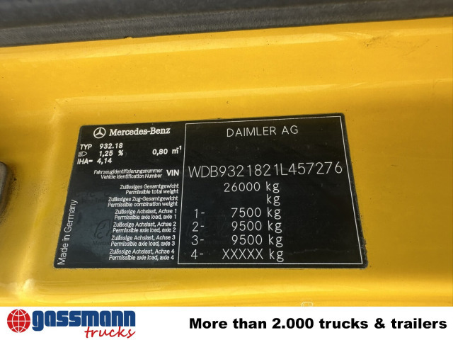 Mercedes-Benz Actros 3348 AK 6x6, Bordmatik links - Camión volquete: foto 4 Mercedes-Benz Actros 3348 AK 6x6, Bordmatik links - Camión volquete: foto 4