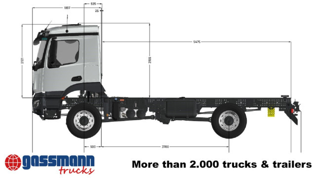 Mercedes-Benz Arocs 1827/30 A 4x4, mehrfach vorhanden! - Camión chasis: foto 5 Mercedes-Benz Arocs 1827/30 A 4x4, mehrfach vorhanden! - Camión chasis: foto 5