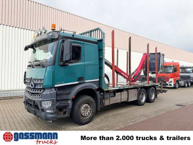 Camión forestal, Camión grúa Mercedes-Benz Arocs 2648 6x4 mit Heckkran Epsilon M12Z83,: foto 8 Camión forestal, Camión grúa Mercedes-Benz Arocs 2648 6x4 mit Heckkran Epsilon M12Z83,: foto 8