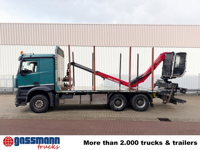 Camión forestal, Camión grúa Mercedes-Benz Arocs 2648 6x4 mit Heckkran Epsilon M12Z83,: foto 14 Camión forestal, Camión grúa Mercedes-Benz Arocs 2648 6x4 mit Heckkran Epsilon M12Z83,: foto 14