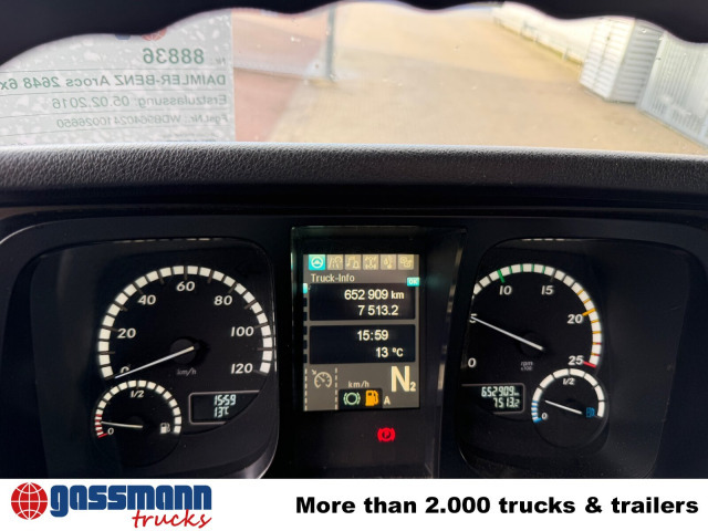 Camión forestal, Camión grúa Mercedes-Benz Arocs 2648 6x4 mit Heckkran Epsilon M12Z83,: foto 7 Camión forestal, Camión grúa Mercedes-Benz Arocs 2648 6x4 mit Heckkran Epsilon M12Z83,: foto 7