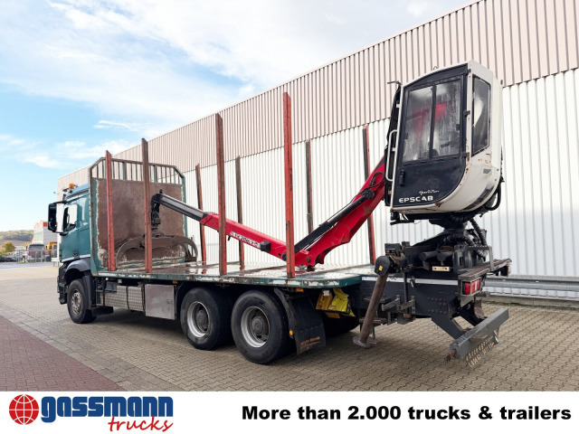 Camión forestal, Camión grúa Mercedes-Benz Arocs 2648 6x4 mit Heckkran Epsilon M12Z83,: foto 13 Camión forestal, Camión grúa Mercedes-Benz Arocs 2648 6x4 mit Heckkran Epsilon M12Z83,: foto 13