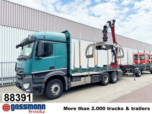 Mercedes-Benz Arocs 2651 L 6x4, Retarder, StreamSpace, - Camión forestal, Camión grúa: foto 1 Mercedes-Benz Arocs 2651 L 6x4, Retarder, StreamSpace, - Camión forestal, Camión grúa: foto 1