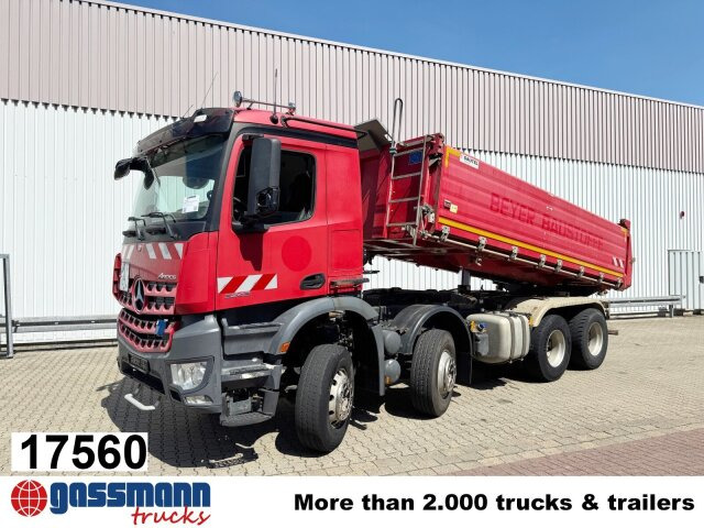 Mercedes-Benz Arocs 3243 K 8x4/4, Alu-Bordwände - Camión volquete: foto 1 Mercedes-Benz Arocs 3243 K 8x4/4, Alu-Bordwände - Camión volquete: foto 1