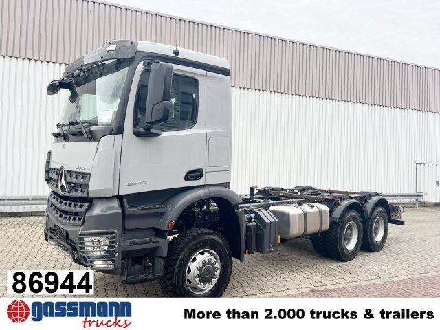 Mercedes-Benz Arocs 3340/46 A 6x6, Grounder - Camión chasis: foto 1 Mercedes-Benz Arocs 3340/46 A 6x6, Grounder - Camión chasis: foto 1