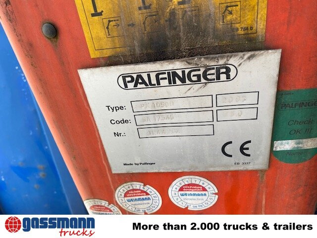 Mercedes-Benz Atego 1823 4x2 mit Kran Palfinger PK10500, - Camión volquete, Camión grúa: foto 3 Mercedes-Benz Atego 1823 4x2 mit Kran Palfinger PK10500, - Camión volquete, Camión grúa: foto 3