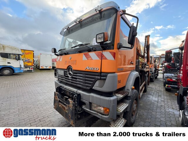 Mercedes-Benz Atego 1828 4x4, Tele-Absetzer, - Camión portacontenedor de cadenas: foto 5 Mercedes-Benz Atego 1828 4x4, Tele-Absetzer, - Camión portacontenedor de cadenas: foto 5