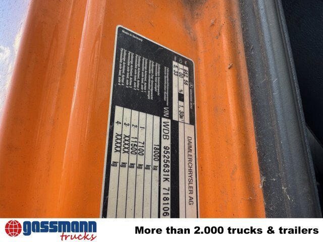 Mercedes-Benz Atego 1828 4x4, Tele-Absetzer, - Camión portacontenedor de cadenas: foto 3 Mercedes-Benz Atego 1828 4x4, Tele-Absetzer, - Camión portacontenedor de cadenas: foto 3