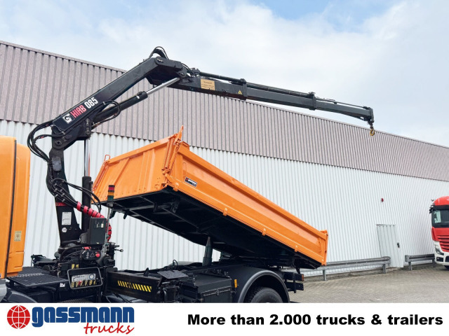 Camión volquete, Camión grúa Mercedes-Benz Atego 1828 AK 4x4, Winterdienstausstattung, Kran: foto 15