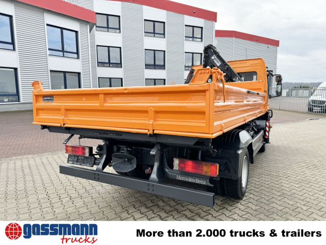 Camión volquete, Camión grúa Mercedes-Benz Atego 815 K 4x2 mit Kran Hiab 055 B-1 CL: foto 11