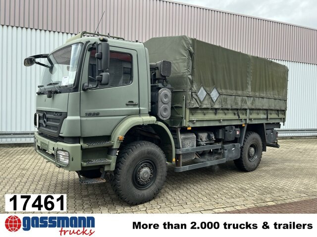 Mercedes-Benz Axor 1829 A 4x4, Ex- - Camión caja abierta: foto 1 Mercedes-Benz Axor 1829 A 4x4, Ex- - Camión caja abierta: foto 1