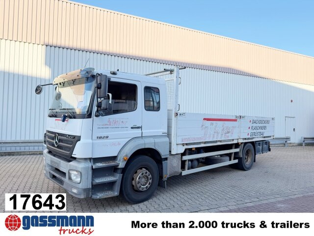 Mercedes-Benz Axor 1829 L 4x2, 6-Sitzer - Camión caja abierta: foto 1 Mercedes-Benz Axor 1829 L 4x2, 6-Sitzer - Camión caja abierta: foto 1
