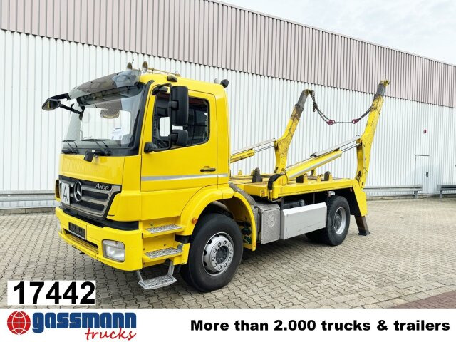 Mercedes-Benz Axor 1833 K 4x2, Gergen TAK 20 Tele-Absetzer - Camión portacontenedor de cadenas: foto 1 Mercedes-Benz Axor 1833 K 4x2, Gergen TAK 20 Tele-Absetzer - Camión portacontenedor de cadenas: foto 1