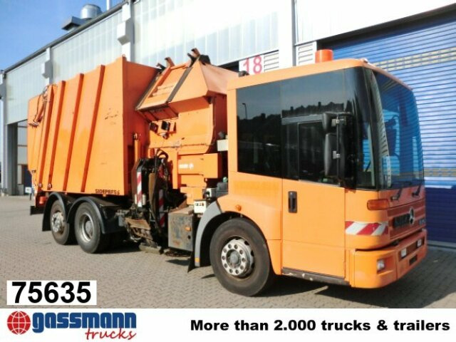 Mercedes-Benz Econic 2628L 6x2 mit SIDEPRESS Aufbau - Camión de basura: foto 1 Mercedes-Benz Econic 2628L 6x2 mit SIDEPRESS Aufbau - Camión de basura: foto 1
