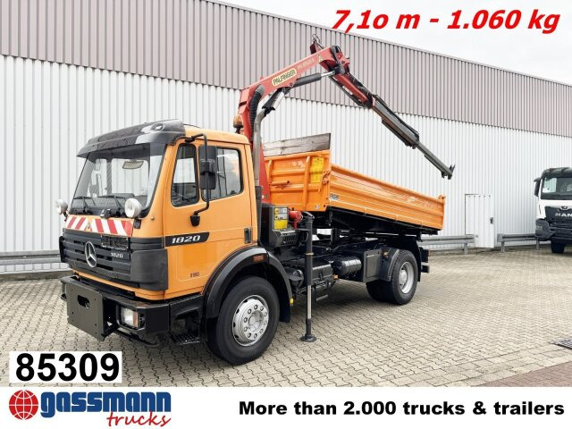 Mercedes-Benz SK II 1820/24 K 4x2, Winterdienstaustattung, - Camión volquete, Camión grúa: foto 1 Mercedes-Benz SK II 1820/24 K 4x2, Winterdienstaustattung, - Camión volquete, Camión grúa: foto 1