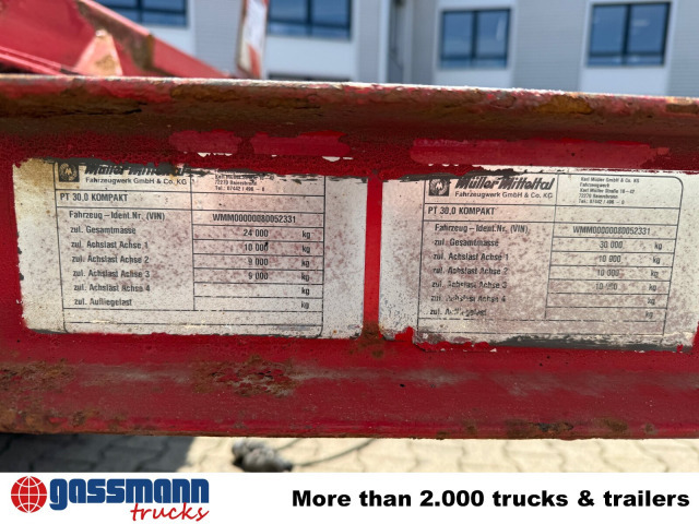Müller-Mitteltal PT 30,0 Kompakt, verbr. auf 3m - Remolque góndola rebajadas: foto 4 Müller-Mitteltal PT 30,0 Kompakt, verbr. auf 3m - Remolque góndola rebajadas: foto 4