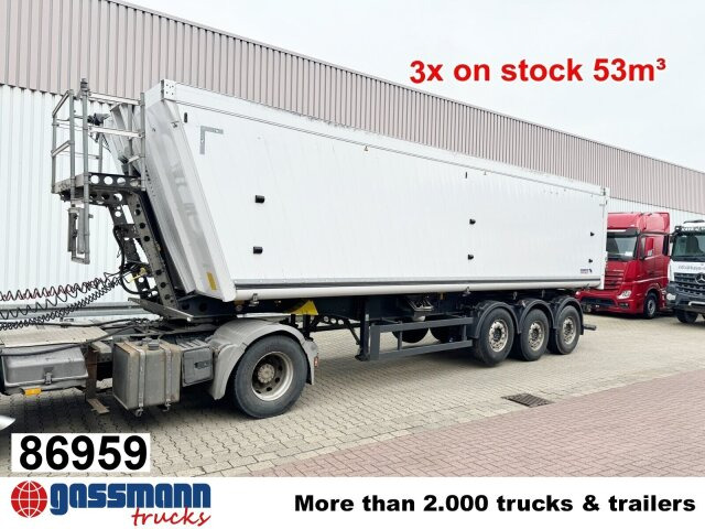 Schmitz Cargobull SKI 24 SL 9.6, Liftachse, Alumulde ca. 52m³ - Semirremolque volquete: foto 1 Schmitz Cargobull SKI 24 SL 9.6, Liftachse, Alumulde ca. 52m³ - Semirremolque volquete: foto 1