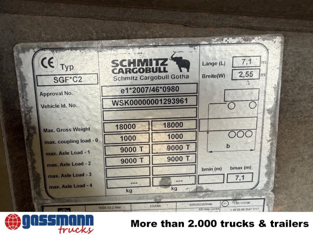 Schmitz Cargobull ZKI 18-4.9, Alu-Bordwände, ca. 10m³ - Remolque volquete: foto 3 Schmitz Cargobull ZKI 18-4.9, Alu-Bordwände, ca. 10m³ - Remolque volquete: foto 3