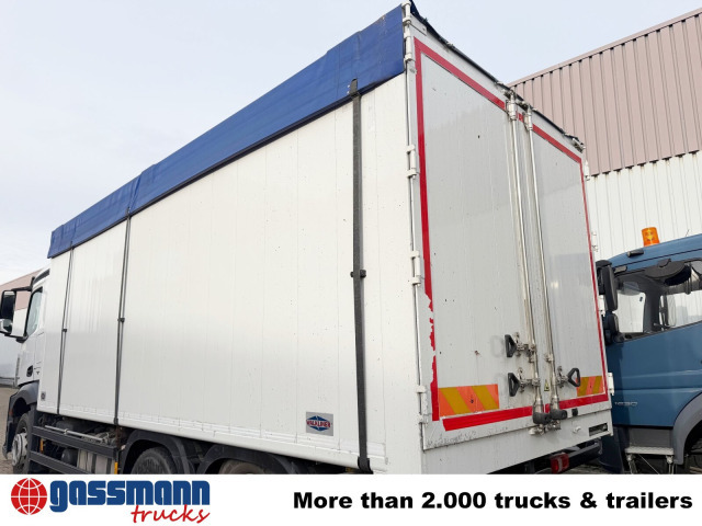 Schubbodenaufbau mit Plane ca 29m³, Funk - Camión caja cerrada: foto 2 Schubbodenaufbau mit Plane ca 29m³, Funk - Camión caja cerrada: foto 2