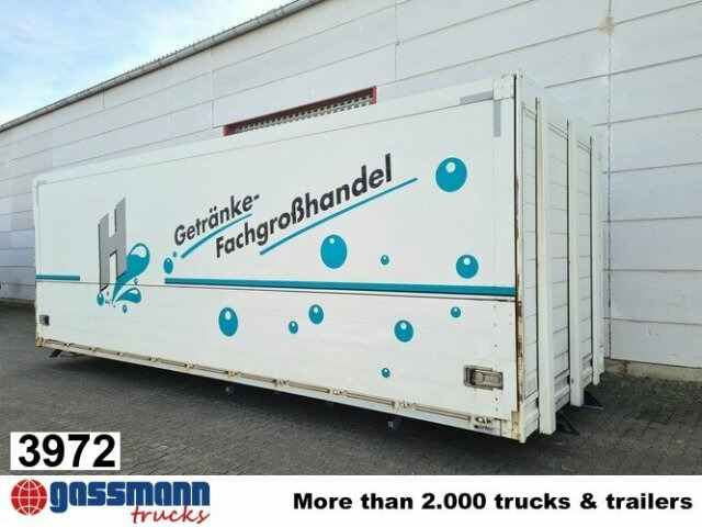 Schwenkwandaufbau, Stapleraufnahme, mehrmals - Camión caja cerrada: foto 1 Schwenkwandaufbau, Stapleraufnahme, mehrmals - Camión caja cerrada: foto 1