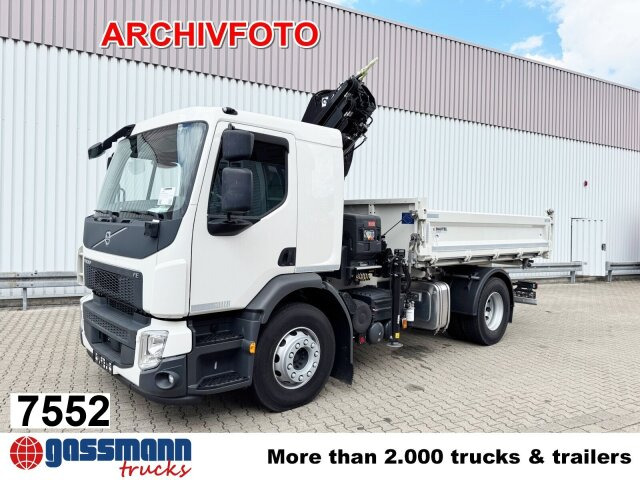 Volvo FL 280 4x4 mit 10-13 m/t Kran - Camión volquete, Camión grúa: foto 1 Volvo FL 280 4x4 mit 10-13 m/t Kran - Camión volquete, Camión grúa: foto 1