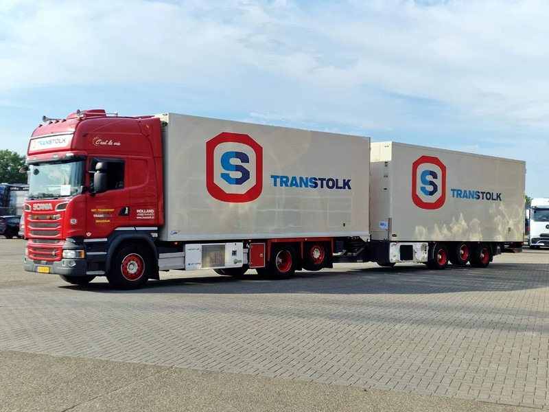 Scania R580 Topline 6x2*4 Frigo + Burg trailer - Retarder - Steering axle - Night clima - Camión frigorífico: foto 3 Scania R580 Topline 6x2*4 Frigo + Burg trailer - Retarder - Steering axle - Night clima - Camión frigorífico: foto 3