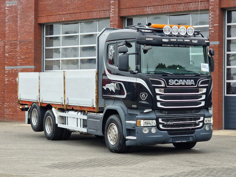 Scania R730 6x2 Steel / air, Retarder, 4500 wheelbase, 10 wheels, open box - Camión caja cerrada: foto 1 Scania R730 6x2 Steel / air, Retarder, 4500 wheelbase, 10 wheels, open box - Camión caja cerrada: foto 1