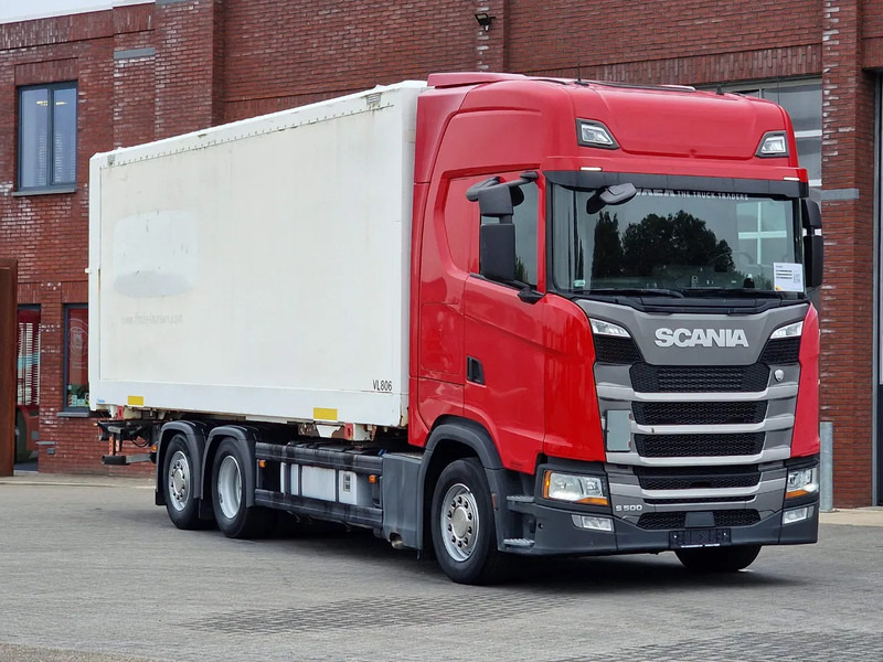 Scania S500 NGS B6X2NB BDF / Box / Loadinglift / Full air / retarder - Camión caja cerrada: foto 1 Scania S500 NGS B6X2NB BDF / Box / Loadinglift / Full air / retarder - Camión caja cerrada: foto 1