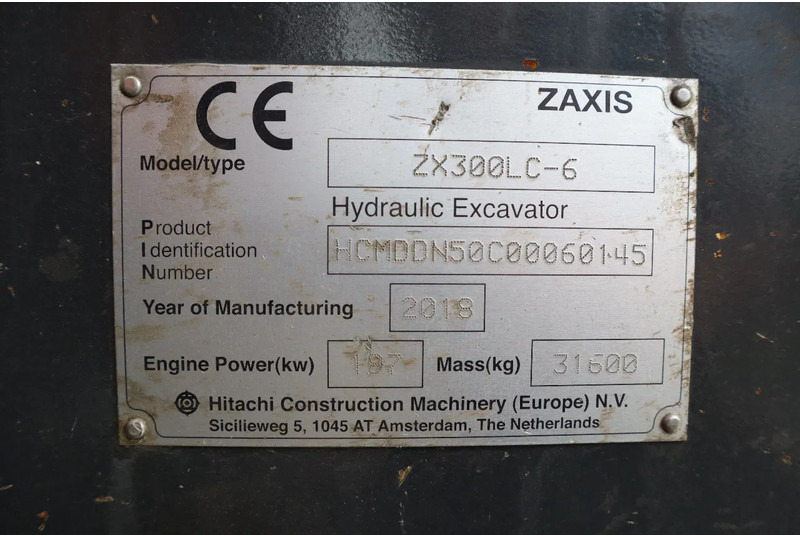 Excavadora de cadenas Hitachi ZX300 LC-6 | ROTOTILT | BUCKET | GPS: foto 20