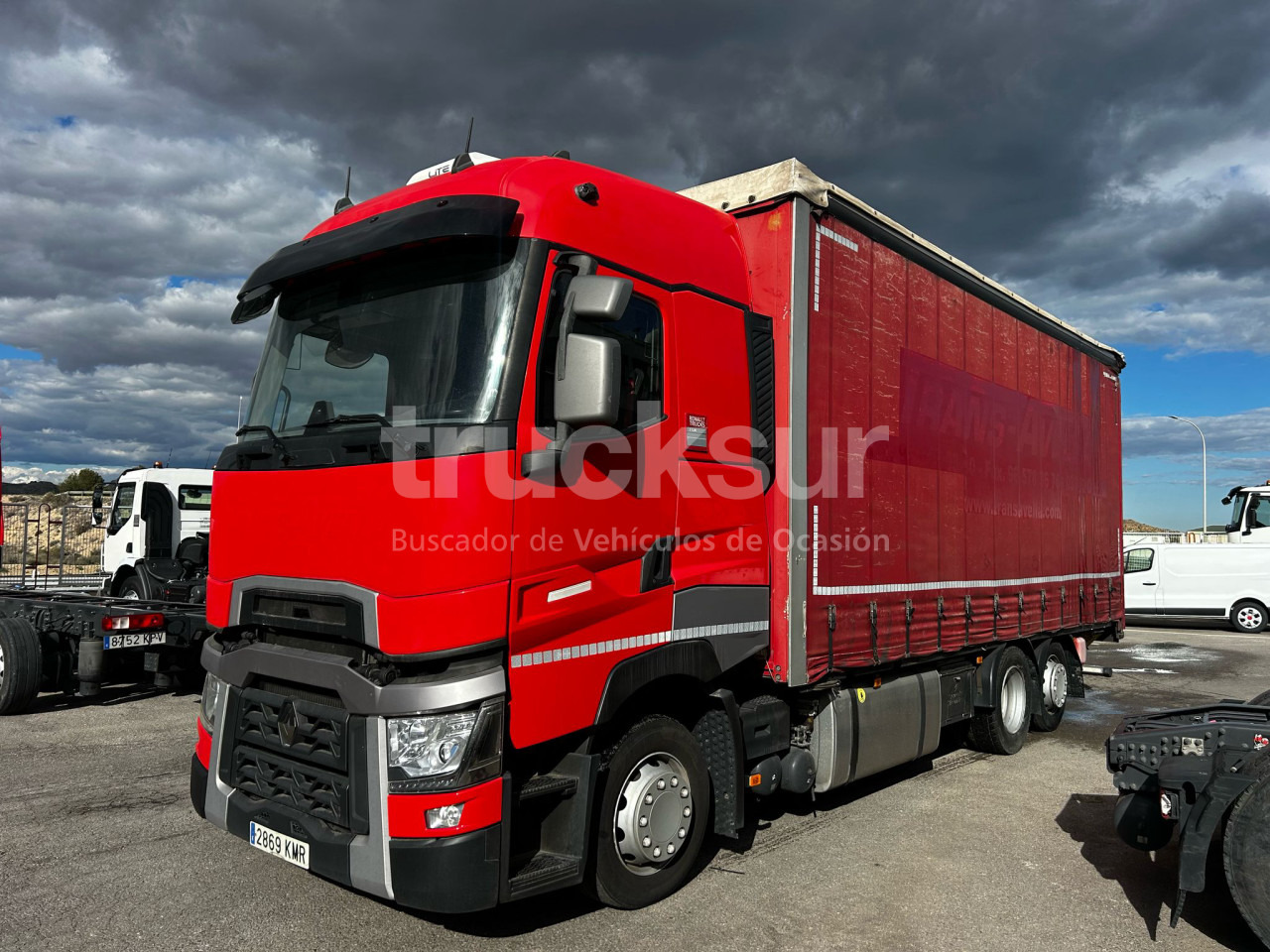 RENAULT T480 HIGH SLEEPER CAB  6X2*4 ejes 6x2*4 - Camión lona: foto 1 RENAULT T480 HIGH SLEEPER CAB  6X2*4 ejes 6x2*4 - Camión lona: foto 1