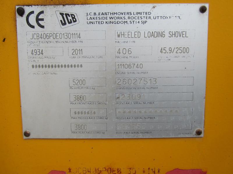 Cargadora de ruedas Jcb 406: foto 11
