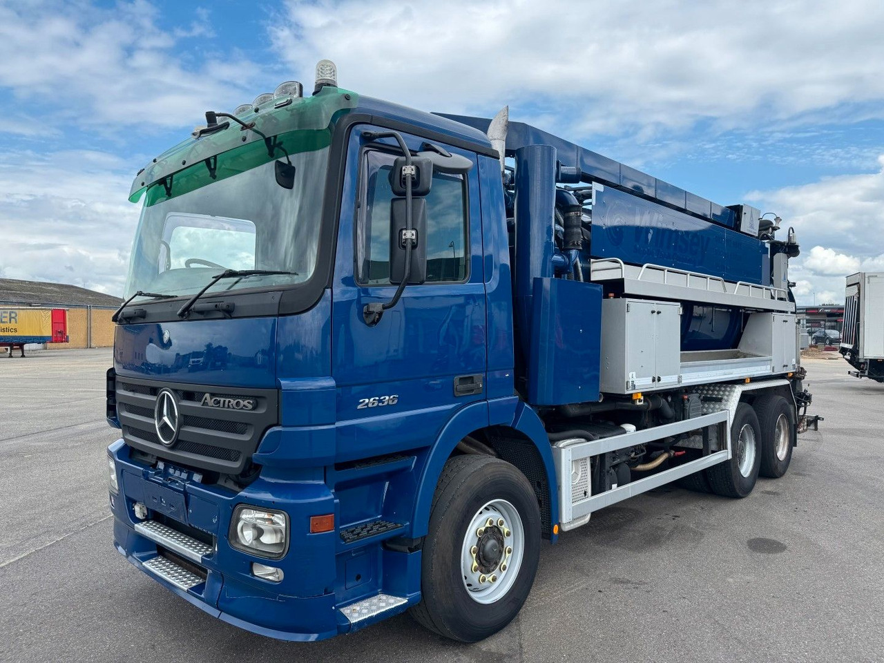 Mercedes-Benz Actros 2636 6x4 RHD Hvidtved Larsen Flexline 312 - Limpieza de alcantarillado: foto 1 Mercedes-Benz Actros 2636 6x4 RHD Hvidtved Larsen Flexline 312 - Limpieza de alcantarillado: foto 1