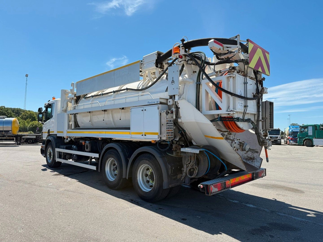 Scania P360 6x4 RHD Hvidtved Larsen FlexLine 312 - Limpieza de alcantarillado: foto 4 Scania P360 6x4 RHD Hvidtved Larsen FlexLine 312 - Limpieza de alcantarillado: foto 4