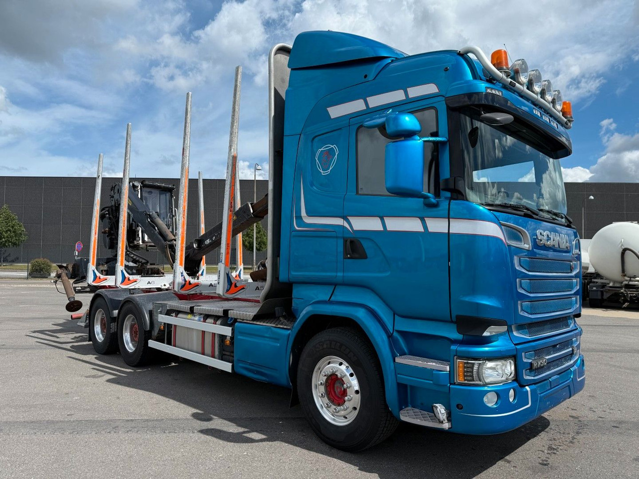 Scania R730 V8 6x4 Palfinger Epsilon M12L80 / Holz - Camión forestal, Camión grúa: foto 2 Scania R730 V8 6x4 Palfinger Epsilon M12L80 / Holz - Camión forestal, Camión grúa: foto 2