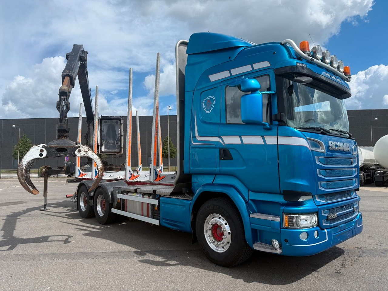 Scania R730 V8 6x4 Palfinger Epsilon M12L80 / Holz - Camión forestal, Camión grúa: foto 5 Scania R730 V8 6x4 Palfinger Epsilon M12L80 / Holz - Camión forestal, Camión grúa: foto 5