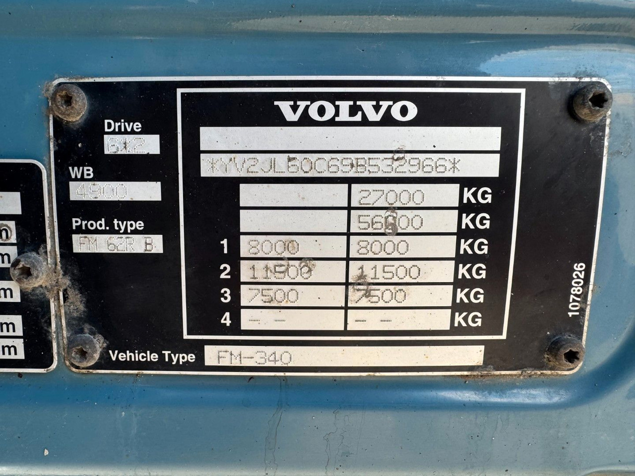 Camión grúa Volvo FM340 6x2*4 Kipper / Palfinger Epsilon 150Z96: foto 9 Camión grúa Volvo FM340 6x2*4 Kipper / Palfinger Epsilon 150Z96: foto 9