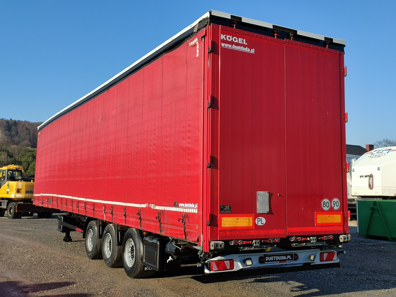 Semirremolque lona Kogel SN24 Firana Mega Oś Podnoszona: foto 9 Semirremolque lona Kogel SN24 Firana Mega Oś Podnoszona: foto 9