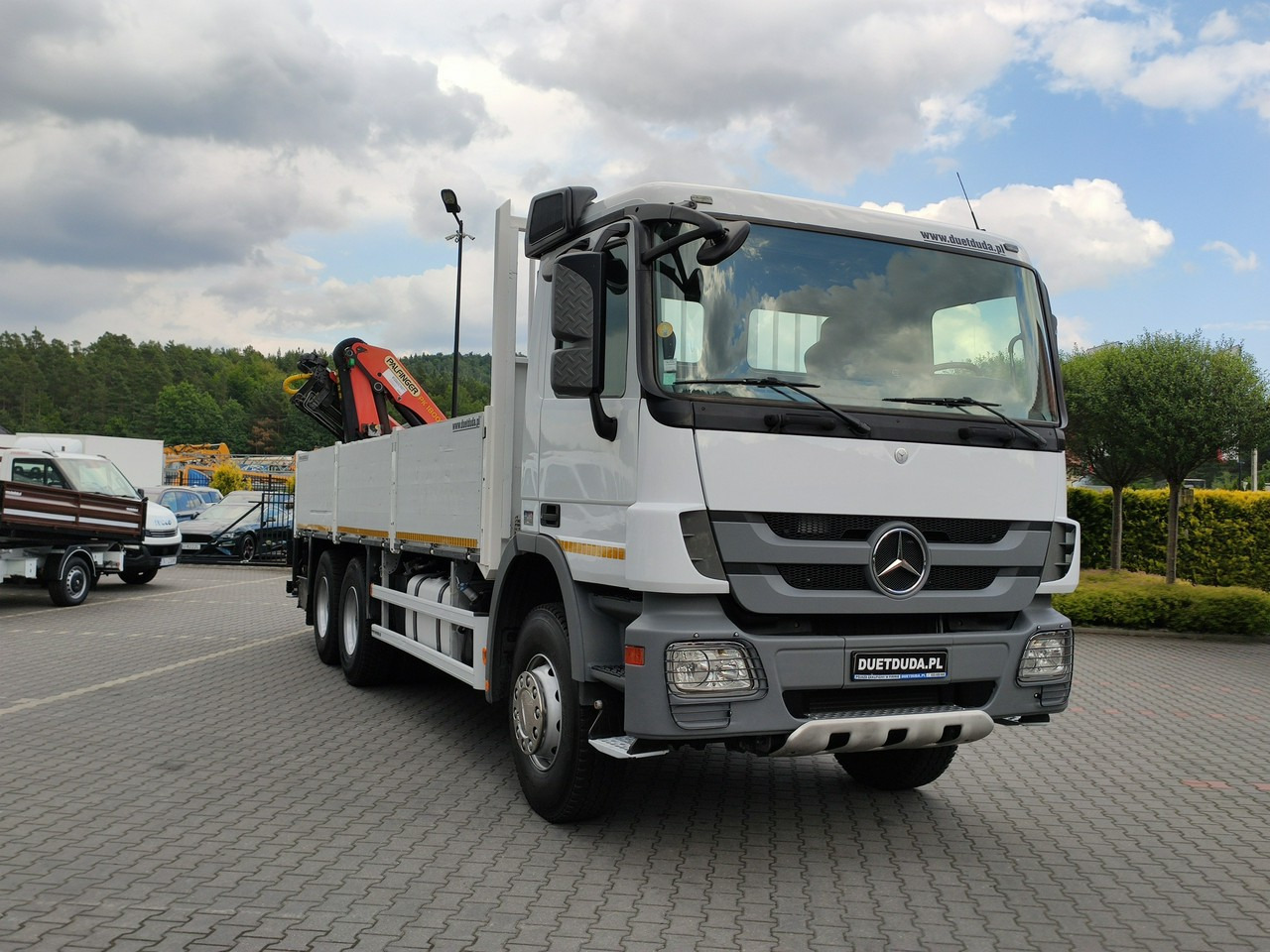 Camión caja abierta, Camión grúa Mercedes Actros 2636 6x4 HDS Palfinger PK 18002-EH Rotato: foto 12