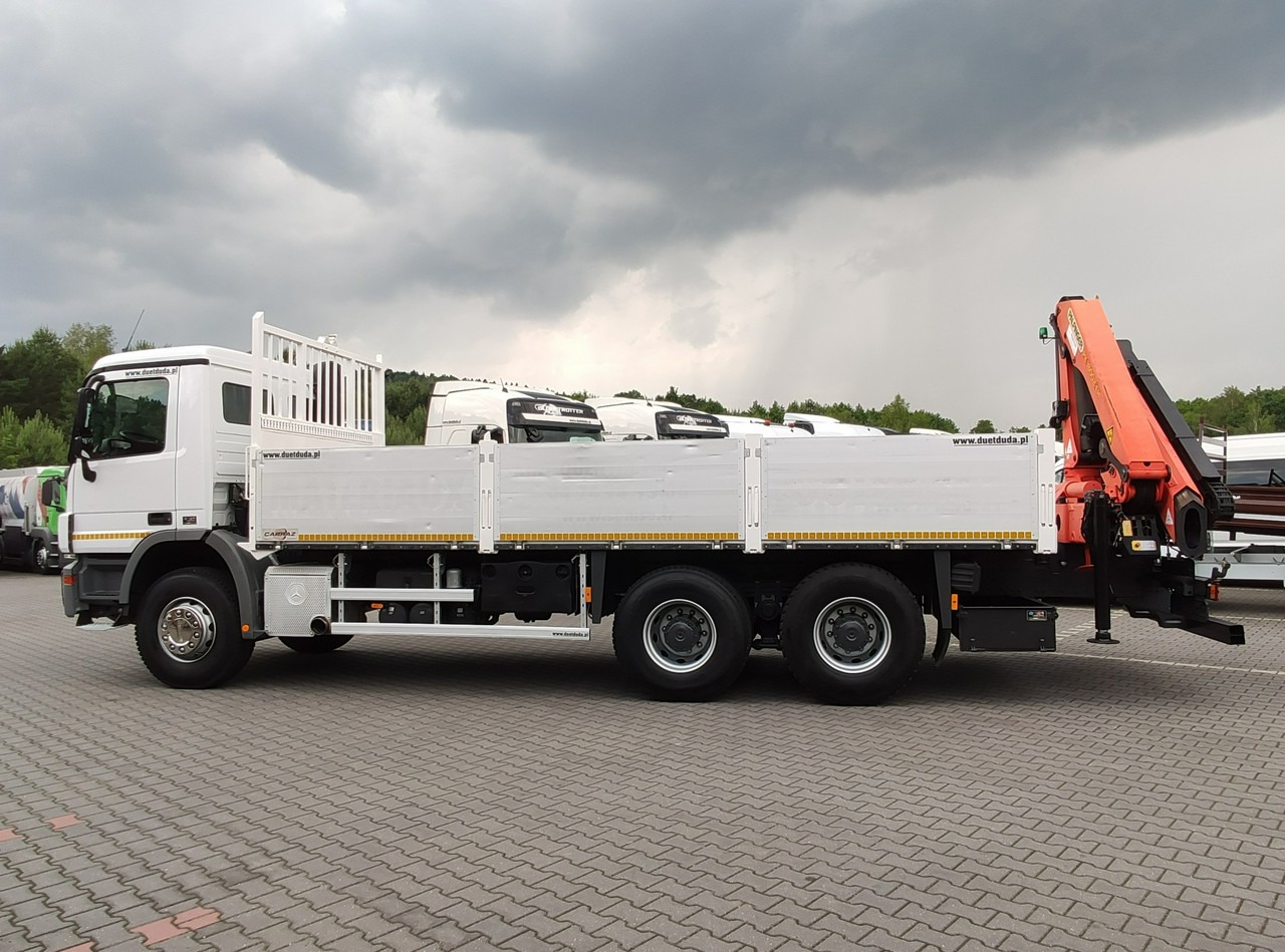 Camión caja abierta, Camión grúa Mercedes Actros 2636 6x4 HDS Palfinger PK 18002-EH Rotato: foto 13
