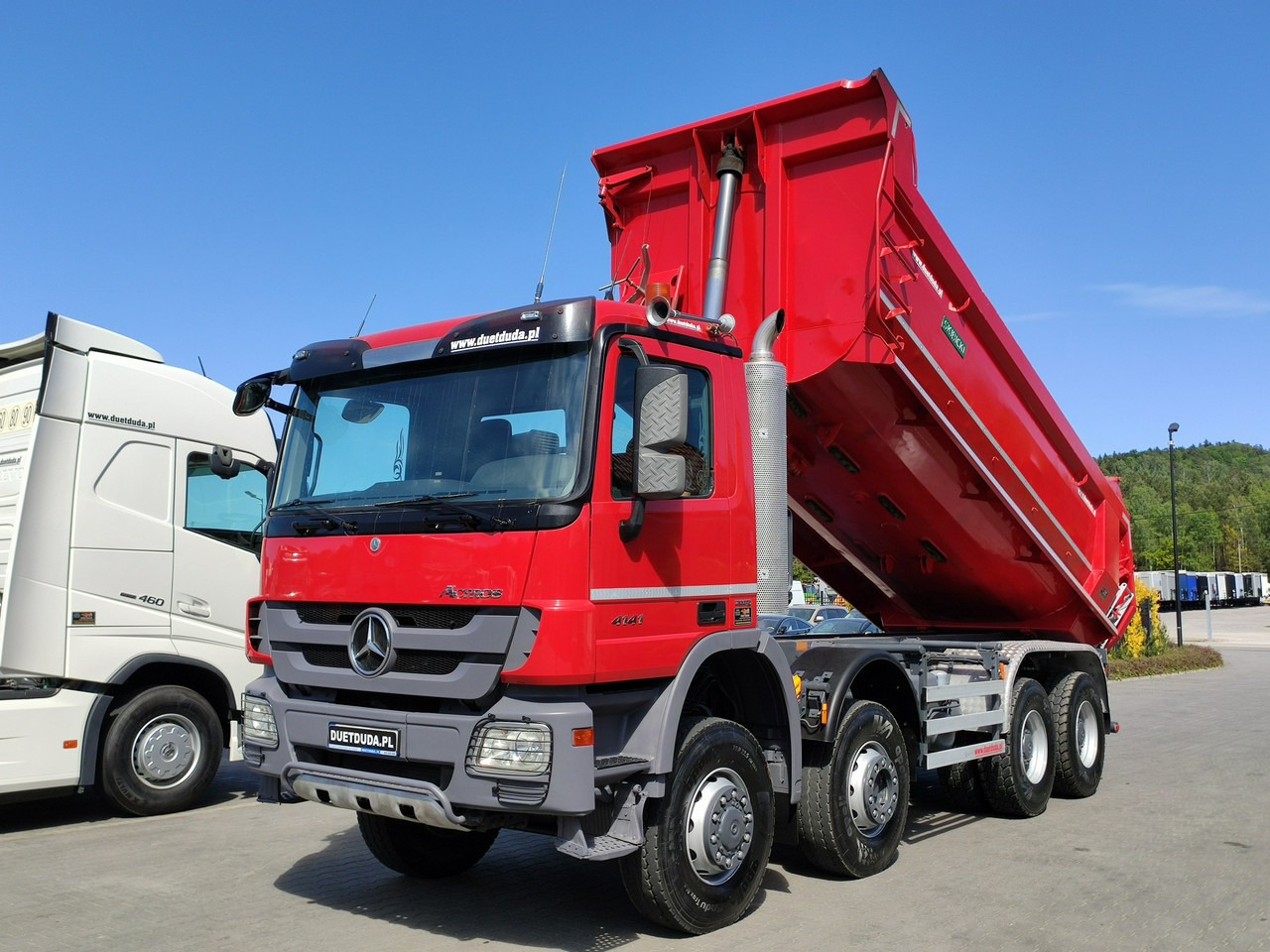 Mercedes Actros 4141 8x6 Wywrot SKIBICKI Automat EPS ze Sprzegłem !!! - Camión volquete: foto 1 Mercedes Actros 4141 8x6 Wywrot SKIBICKI Automat EPS ze Sprzegłem !!! - Camión volquete: foto 1