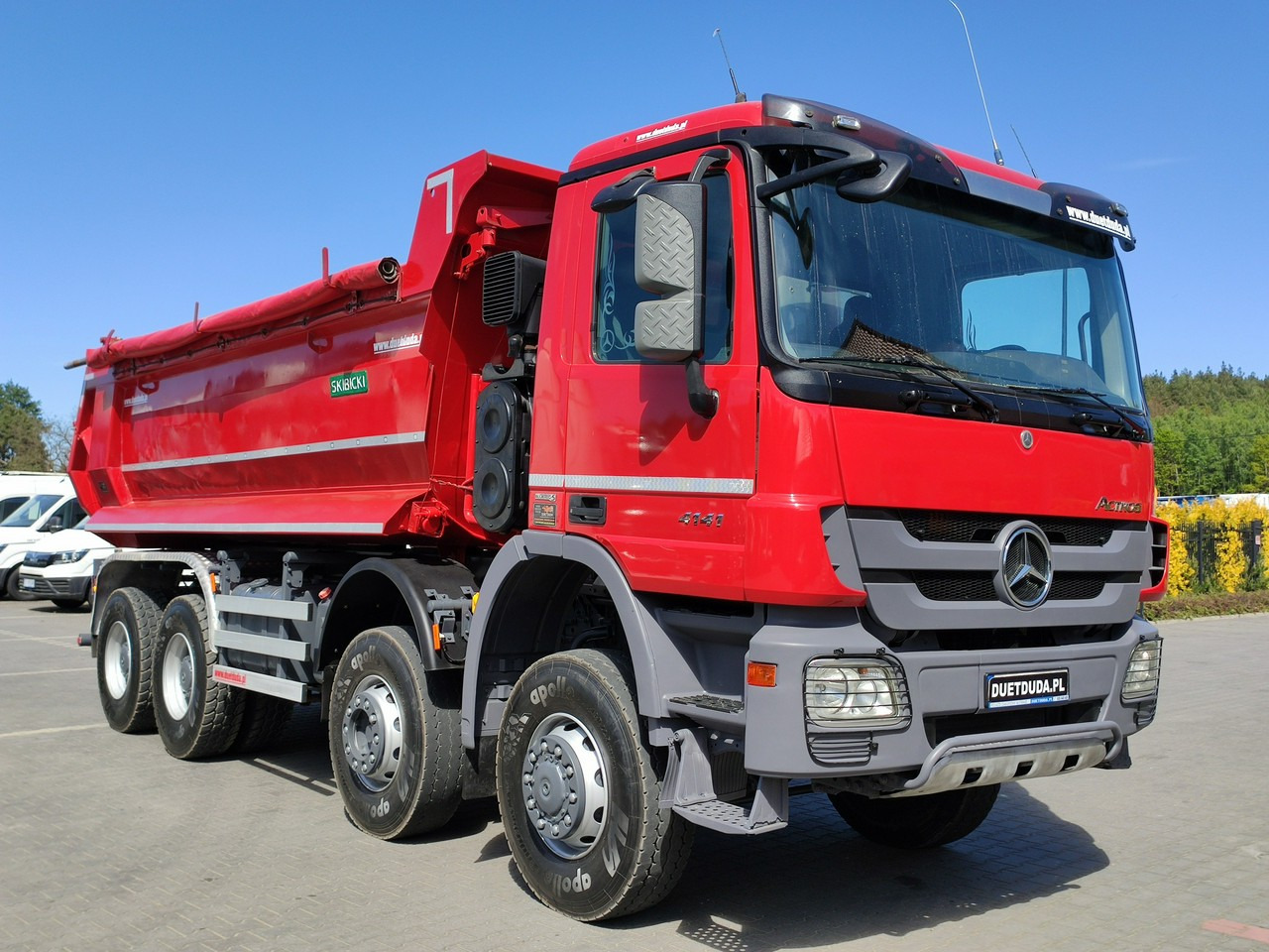 Mercedes Actros 4141 8x6 Wywrot SKIBICKI Automat EPS ze Sprzegłem !!! - Camión volquete: foto 2 Mercedes Actros 4141 8x6 Wywrot SKIBICKI Automat EPS ze Sprzegłem !!! - Camión volquete: foto 2