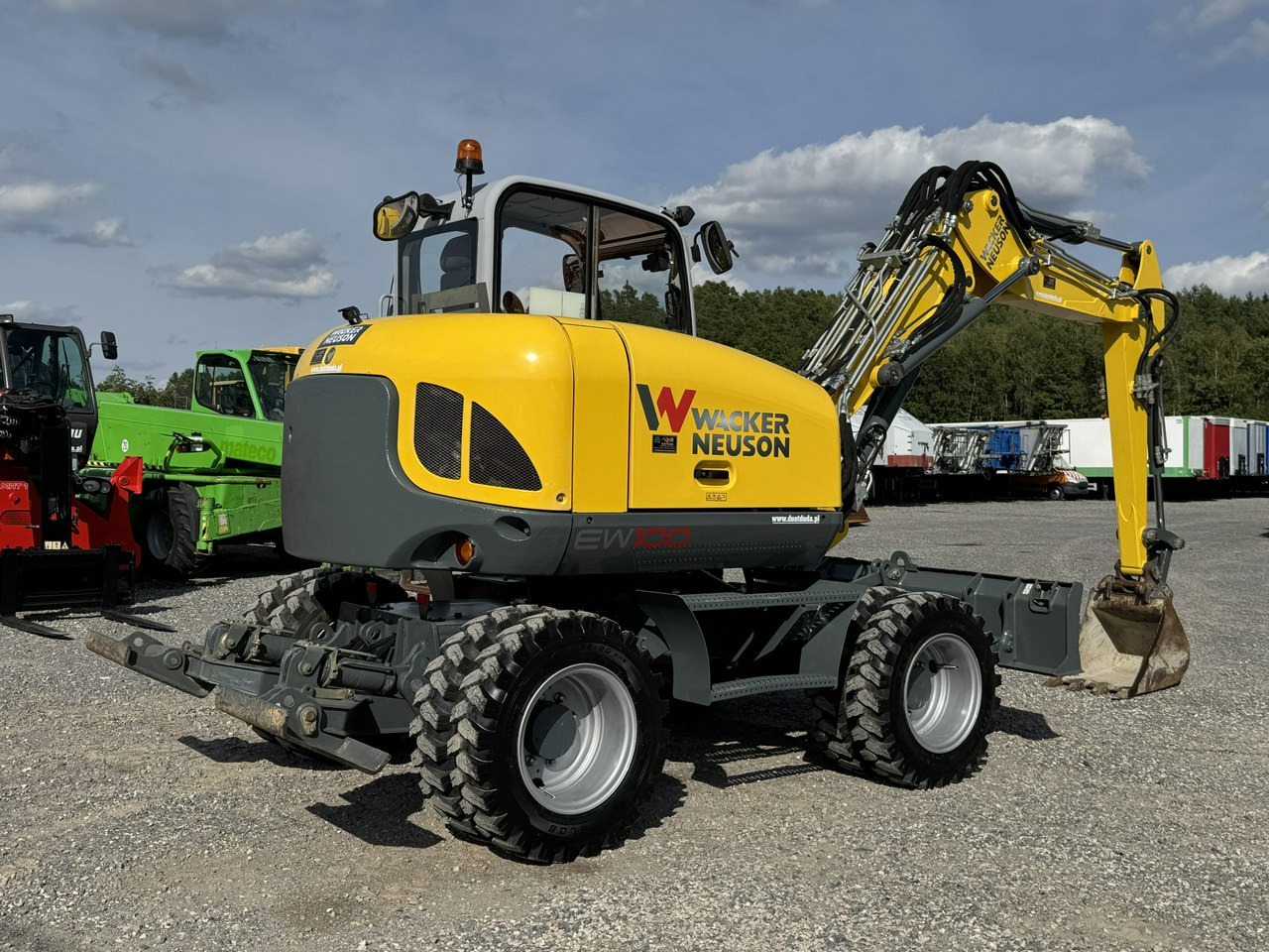 Wacker Neuson EW100 Pług + Podpory 10 ton Szybkozłącze Klimatyzacja - Excavadora de ruedas: foto 2 Wacker Neuson EW100 Pług + Podpory 10 ton Szybkozłącze Klimatyzacja - Excavadora de ruedas: foto 2