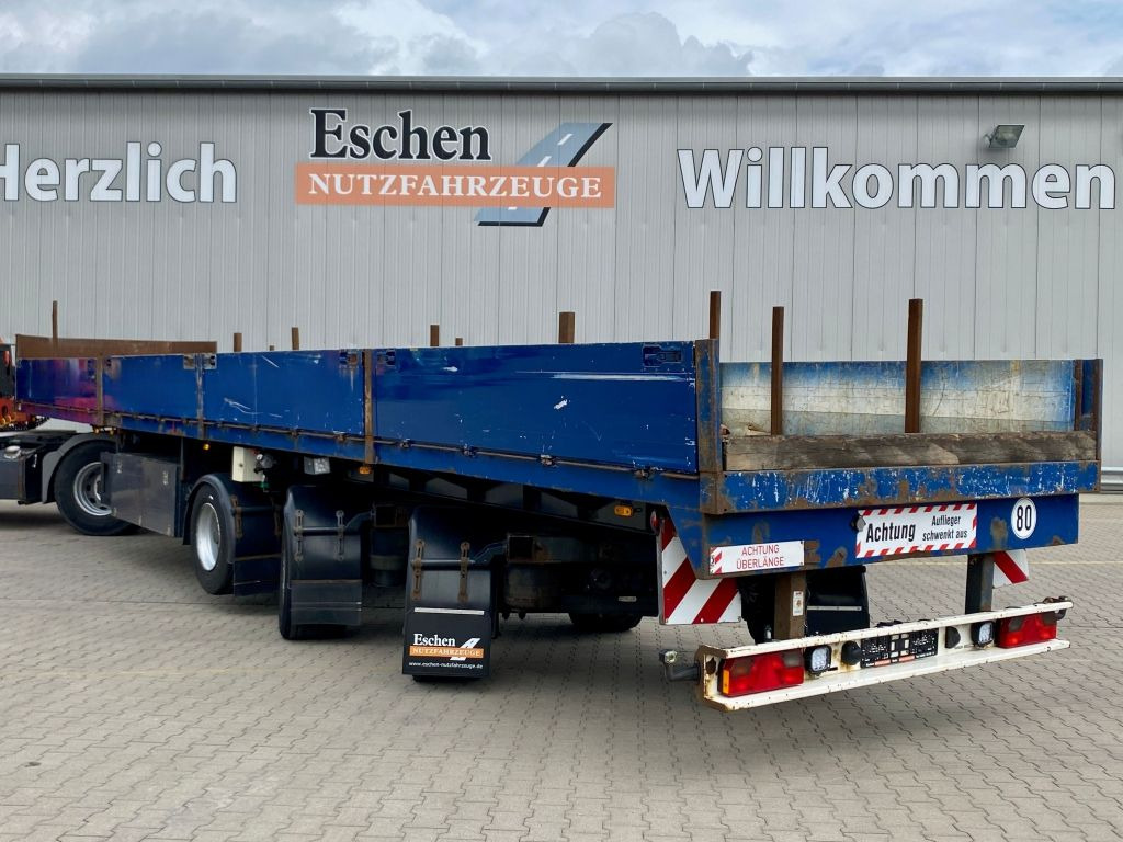 Janzen | ausziehbar*2+3 Achse gelenkt*Luft-Lift - Semirremolque plataforma/ Caja abierta: foto 3 Janzen | ausziehbar*2+3 Achse gelenkt*Luft-Lift - Semirremolque plataforma/ Caja abierta: foto 3