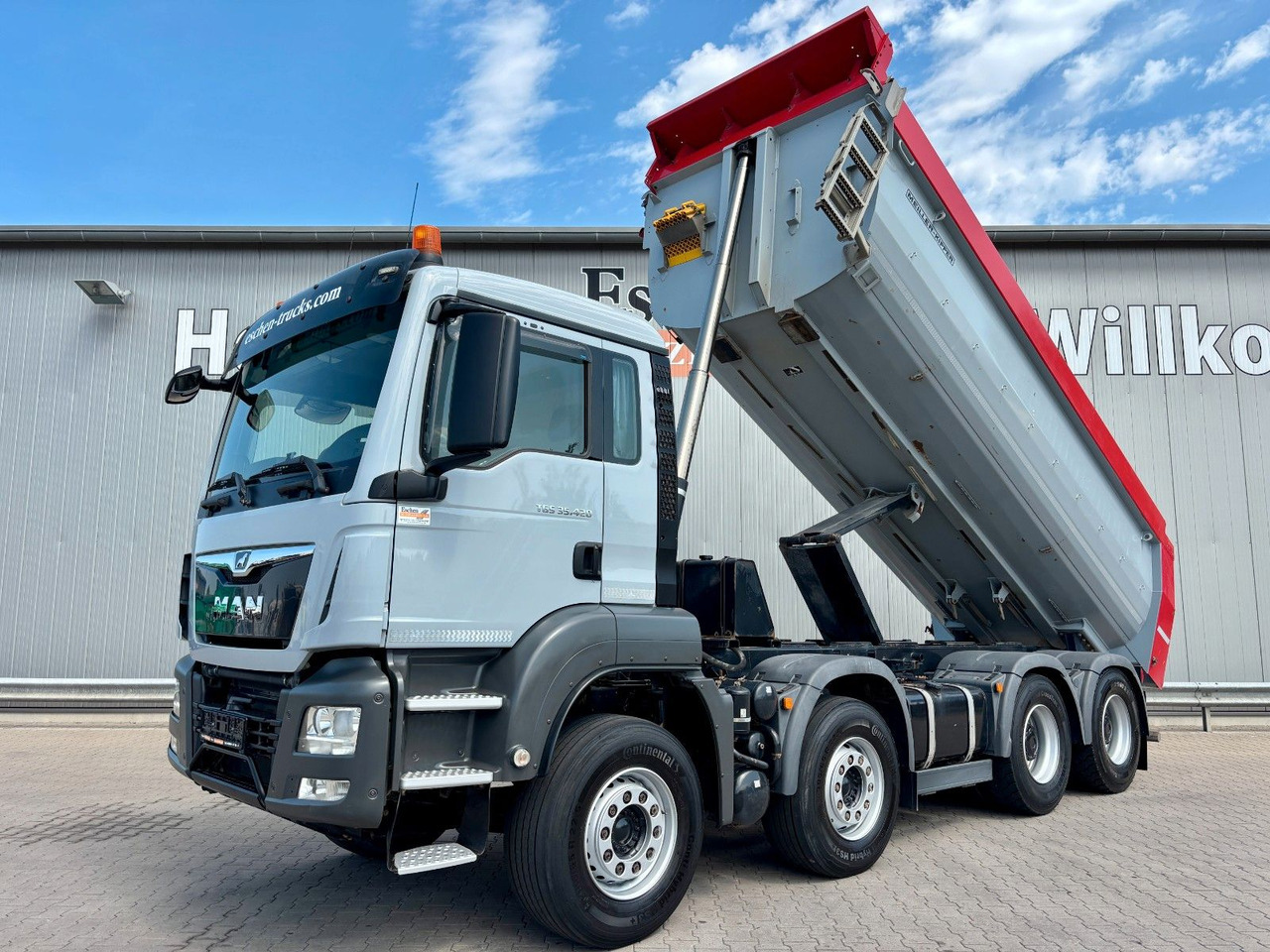 MAN TGS 35.420 8x4 BL | MEILLER*Rollplane*Navi*Klima - Camión portacontenedor de cadenas: foto 2 MAN TGS 35.420 8x4 BL | MEILLER*Rollplane*Navi*Klima - Camión portacontenedor de cadenas: foto 2